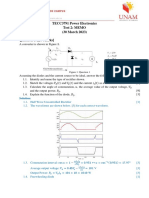 TECC3791 Power Electronics Test 2: MEMO (30 March 2023) Question 1: (20 Marks)