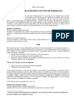 TEMA 2 Martes Santo, Jovenes Organizados, Anuncio de Esperanza