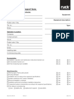 Commissioning Report Fans: Company: Contact Person: Street: Postal Code / City: Tel. No.: Email