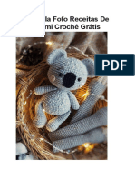 PDF Coala Fofo Receitas de Amigurumi Crochê Grátis