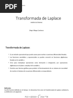 Transformada de Laplace: Análisis de Sistemas