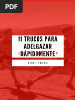 12 Trucos para Adelgazar Rápidamente