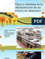 Clase 8 SISTEMAS DE LOS SERVICIOS DEALIMENTOS