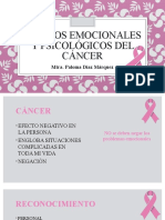 Efectos Emocionales y Psicológicos Del Cáncer