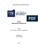 "Año Del Fortalecimiento de La Soberanía Nacional": Curso: Habilidades Gerenciales