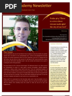 Honor Academy Newsletter: My Undergraduate Experience