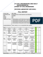 Faculty of Civil Engineering and Built Environmental: Full Report