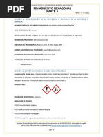 HDS MSI ADHESIVO HEXAGONAL PARTE A NCh2245-2021