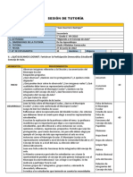 Propuesta de Sesión de Tutoría Del Concejo de Aula