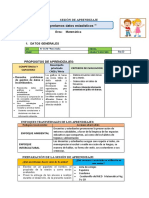 Sesión Matemática 2da Semana Abril