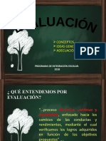 Conceptos. Ideas Generales. Adecuación Curricular: Programa de Integración Escolar. 2018