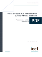 Urban Off-Cycle Nox Emissions From Euro Iv/V Trucks and Buses