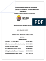 Proyecto Iii Investigacion de Mercados Ii Unah