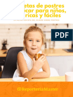 5 Recetas de Postres Sin Azúcar para Niños, Muy Ricas y Fáciles