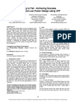 Failing To Fail - Achieving Success in Advanced Low Power Design Using UPF