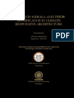 Palaces in Kerala and Their Significance in Climate Responsive Architecture