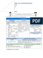 Sesión de Aprendizaje Patrones Complejos