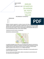 Analisis Estadistico de Trafico Vehicular