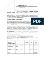 Convenio de Fondo Municipal de Ovinos de Pelo Contrato de Prestamo Pecuario de Ganado Ovino