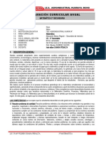 Programación Curricular Anual: Matemática 3° Secundaria I. Datos Informativos