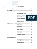 Table of Contents