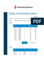 Funciones Lógicas - Ejercicio