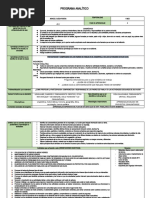 Programa Analitico Proyecto 6°