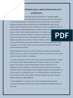 El Amor Como Estrategia para La Resolución de Conflictos. Introducción