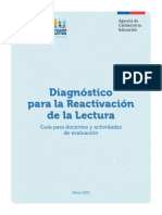 Diagnóstico para La Reactivación de La Lectura