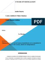 Proyecto de Investigacion: Juan Pablo Cristaldo Duarte. Carlos Adalberto Núñez Giménez Guido Ramón Schlüter