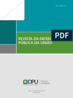 Revista Da Defensoria Pública Da União: ISSN: 1984-0322