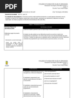 Colegio Fundación Nueva Granada: Etapa 1 - Resultados Deseados Aprendizaje Perdurable