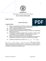 Ficha de Exercicios I - Cinematica