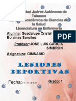 Lesiones Deportivas