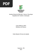 Instituto Federal de Educação, Ciência e Tecnologia Engenharia de Controle e Automação