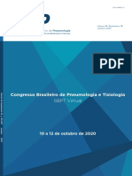 Congresso Brasileiro de Pneumologia e Tisiologia: SBPT Virtual