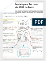 10 Mapas Mentais para Ter Uma Redação Nota 1000 No Enem