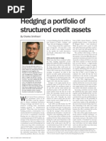 Hedging The Portfolio of Structured Credit Assets