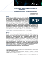 Reflexões Acerca Dos Desafios Da Aprendizagem Matemática No Ensino Remoto