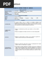 Motion: Informe de Servicio Tecnico #20201222