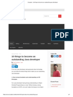 SivaLabs - 10 Things To Become An Outstanding Java Developer