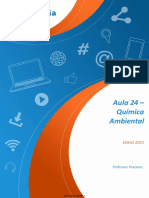 Aula 24 - Química Ambiental: Livro Digital