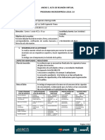 Anexo 5. Acta de Reunión Virtual Programa Microempresa Local 3.0