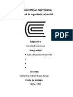 Facultad de Ingeniería Industrial: Universidad Continental