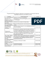 Programa Día Del Agronomo