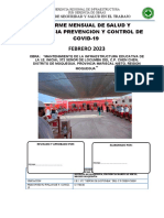 FEBRERO 2023: Informe Mensual de Salud Y Vigilancia Prevencion Y Control de COVID-19