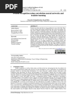 Pothole Recognition Using Convolution Neural Networks and Transfer Learning