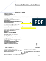 P.No. 443 Check For Deflection of A Beam Deflection Cal. Method