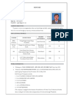 Resume: R. Vignesh