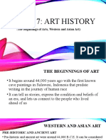 Lesson 7: Art History: The Beginnings of Arts, Western and Asian Art)